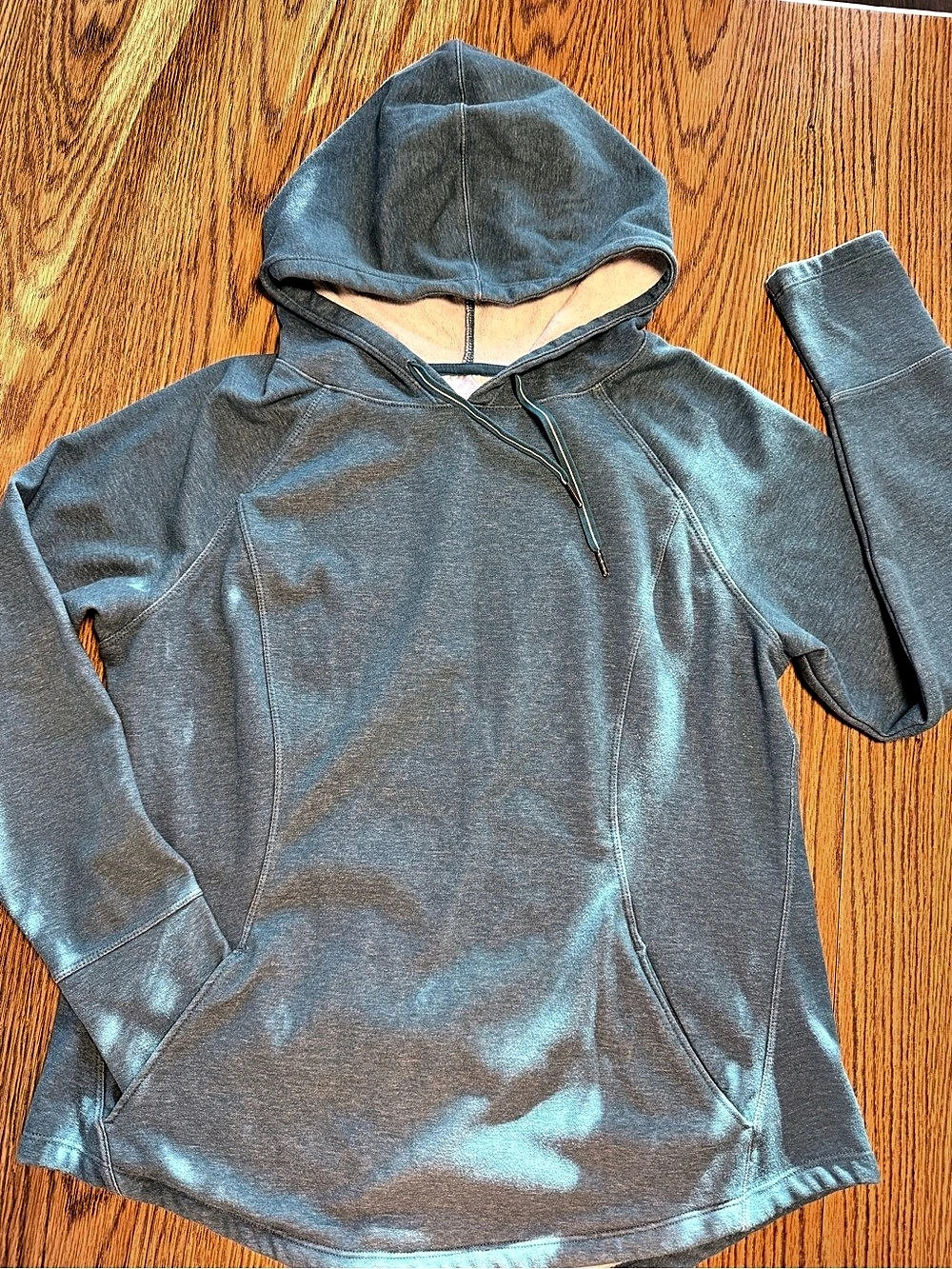 Athletic Works Girls Large 12/14 Blue Pullover Hoodie